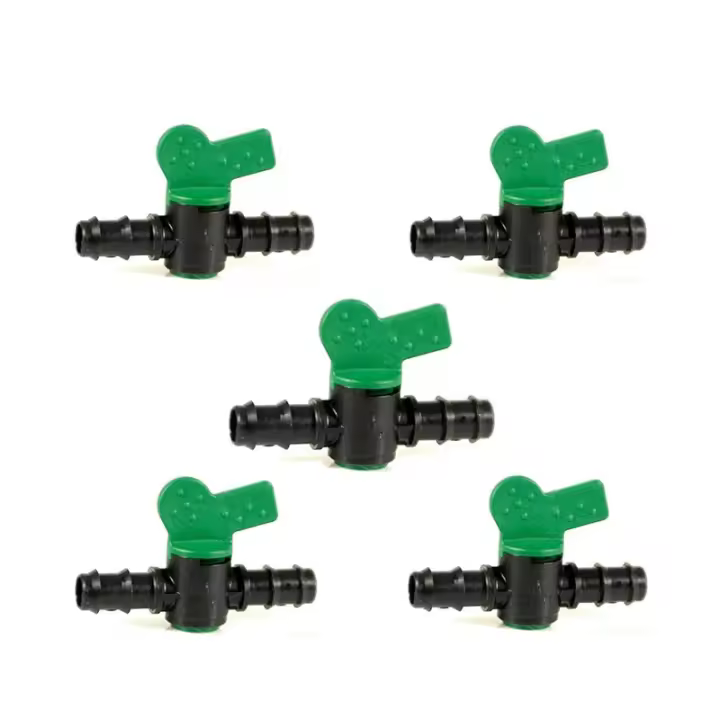 Suinga Válvula de Paso para Riego por Goteo 20mm (Pack 5) - 1