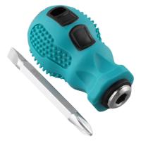 Destornillador De Mano Mini Portátil Con Punta De Llano Y Cruzado Herramienta De Mantenimiento Manual De Acero De Aluminio Con Mango - details 5