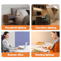 Lámpara De Escritorio LED Ajustable Con Protección Ocular 3 Colores Metal Plegable Para Lectura Trabajo Computadoras Sala De Estar - details 13
