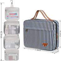Neceser de viaje para Colgar, neceser con Gancho, impermeable, Grande, Bolsa de almacenamiento de Cosméticos para Viajes y baño - details 3