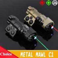 Linterna Táctica MAWLC1 LED Con Caja De Almacenamiento De Batería Modulada Resistente Al Agua Para Juego De Tácticas CS Caza Y Exploración Adecuada Para Ranura De 20mm - details 0