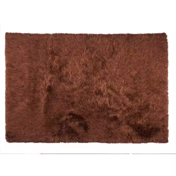 Alfombra Decorativa Marrón 120 X 2 X 180 Cm - Modelo Marrón - 1