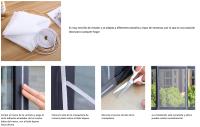 NQT Mosquitera para Ventanas Adhesiva, Protección Contra Insectos Recortable - Malla Anti Moscas, Mosquito - details 3
