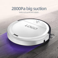 Robot Aspirador Inteligente Para El Hogar Con Control Remoto Baja Ruido Succión Fuerte Carga USB - details 3
