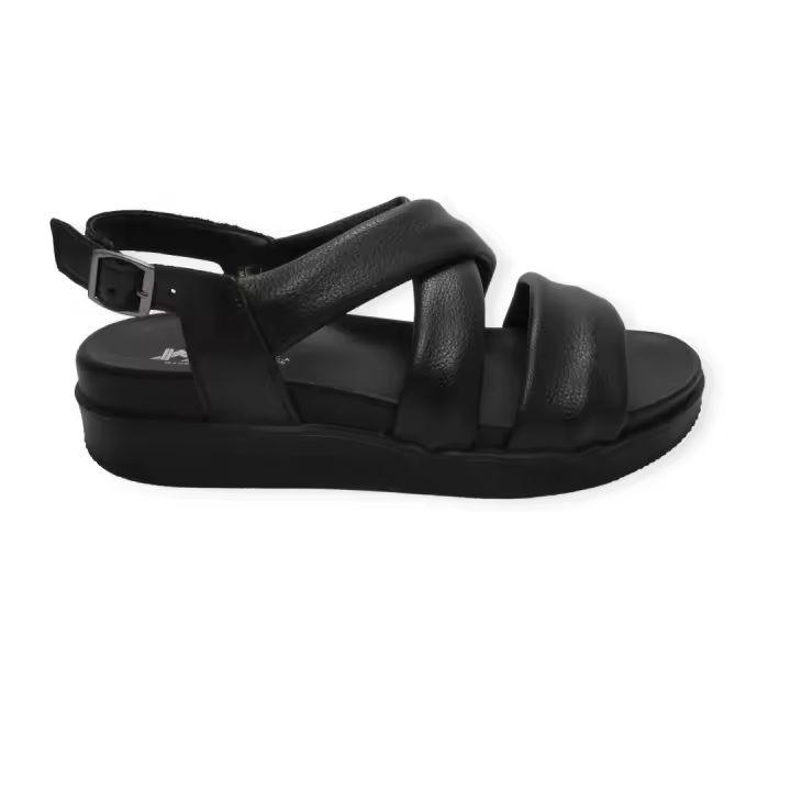 IMAC 358250  NERO  Sandalia  con cuña baja  TUBULAR  para mujer - 1