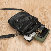 Bolso Pequeño De Cuero Suave Multifuncional Para Mujer Estilo Vintage Bolso Cruzado Monedero Teléfono Móvil Bolso De Mano - details 12