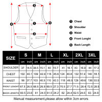 Chaleco De Seda Para Hombre Negro Con Paisaje Solido Para Boda Y Baile De Promoción Chaqueta De Cintura Con Corbata Para Traje DiBanGu - details 2