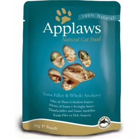 Applaws Sobre Gatos Adultos Atún con Anchoa Entera - 1 unidad - 70 gr - 1