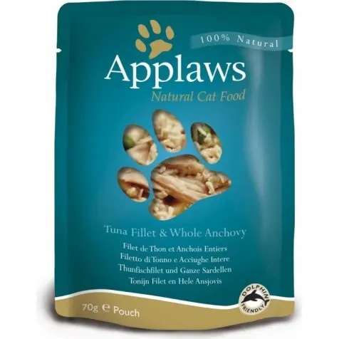 Applaws Sobre Gatos Adultos Atún con Anchoa Entera - 1 unidad - 70 gr - 1