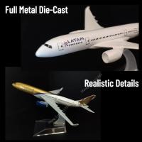 Modelo De Avión a Escala 1:400 Singapore A380 Boeing Airbus Replicado En Metal Regalo Para Niños Juguete De Aviación Boutique - details 2