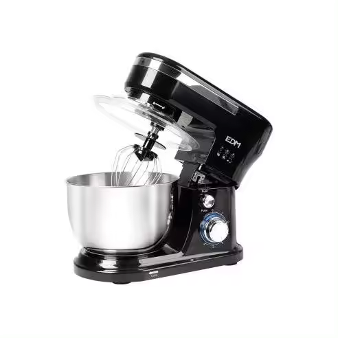 Amasadora EDM 1000W con bol de acero inoxidable 4L - 07792 - 1