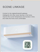 Sensor De Temperatura Y Humedad Zigbee 3.0 Tuya Con Pantalla LCD Control Remoto a Través De La Aplicación Smart Life Compatible Con Google Assistant - details 3