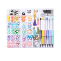 Set DIY De Bolígrafos Beadable Y Pulseras De Amistad Multicolor Plásticos Kit De Manualidades Para Crear Joyería - details 6