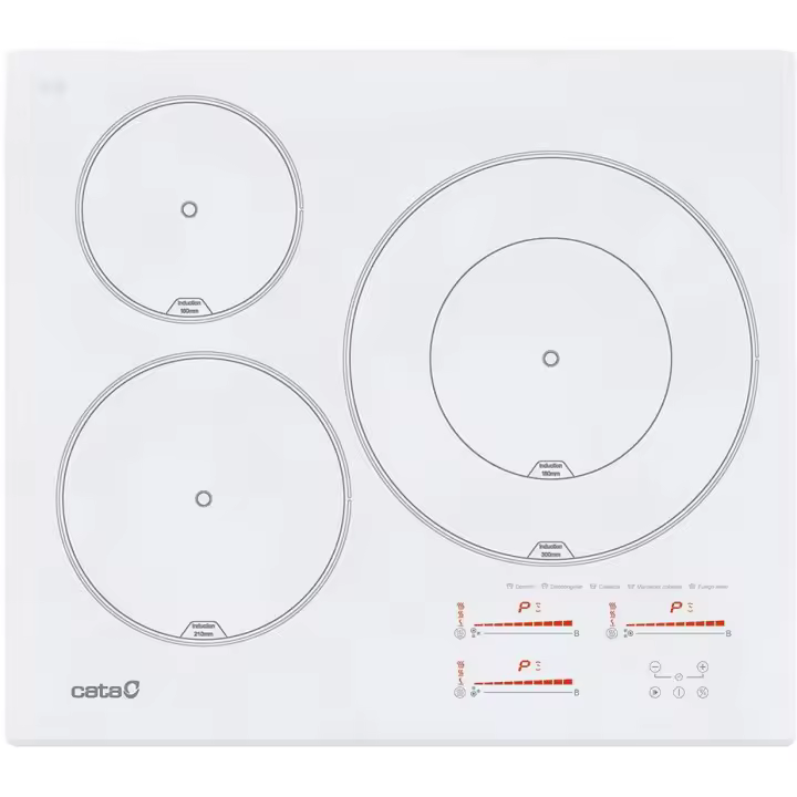 VITROCERAMICA INDUCCION CATA INSB 6030 WH 3 ZONAS COCCION ANCHO 59 CM - 1