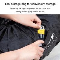 Cubierta Para Neumático De Reserva De Coche En Poliéster Bolsas De Almacenamiento Para Rueda Cubierta Antipolvo Protección Accesorios De Neumáticos - details 6