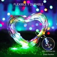 Luces De Fairy LED Solar Para Exterior IP65 Impermeables Decoración De Jardín Con 8 Modos Lámpara De Cable De Cobre Para Calle Patio Navidad - details 2