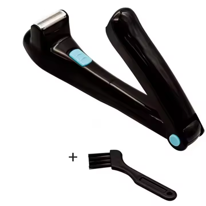 Cepillo De Afeitar Para Hombres De Alta Calidad Con Mango Largo Para Peluquería Del Cuerpo Eliminación De Vello En La Espalda Y Piernas Razor De Seguridad - 1