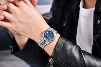 Reloj Mecánico De Lujo Para Hombre PAGANI DESIGN 2024 Cristal De Saphir Calendario Resistente Al Agua Y Shock Con Marca De Acero Inoxidable - details 12