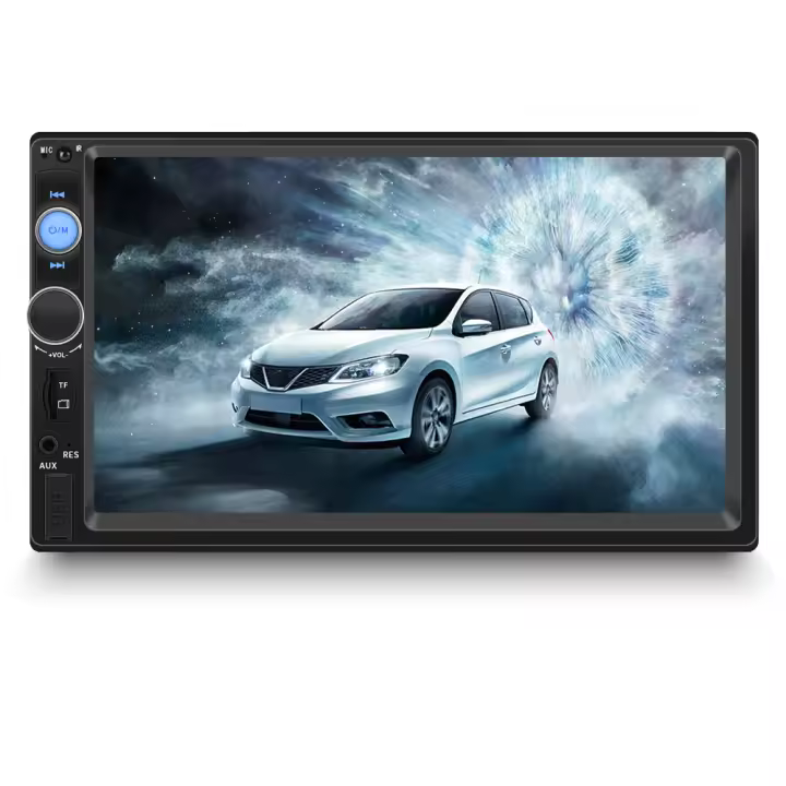 Radio De Coche 2din Dual USB 7Pulgadas Autoradio Multimedia Con TF Para Nissan Hyundai Kia Toyota Chevrolet Ford Suzuki Soporte Control Del Volante - 1