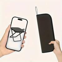 Pequeño Taburete Plegable Para Exteriores Estuche De Lápices Portátil Para Pesca Y Camping Asiento De Mano Para Viajes Y Ocio - details 1