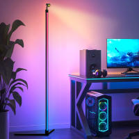 Lámpara De Piso Inteligente RGB LED Con Control De Atardecer Y Sincronización De Música Cambio De Color Luz De Ambiente Para Escritorio Decoración De Navidad - details 20