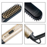 Cepillo Calentado Eléctrico Para Barba Kit De Peinado Rápido Para Hombres Control Digital Temperatura Máxima 200 °C Uso Seco Y Húmedo Conductor Térmico Diámetro 21-30 Mm Vida Útil Más De 50,000 Vezes - details 12
