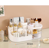 Organizador De Maquillaje Multifuncional De Gran Capacidad Para Mesa De Vestir Caja De Almacenamiento De Cosméticos Con Cajón Transparente Para Productos De Cuidado De La Piel - details 7