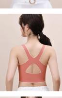 Sudadera Deportiva Ajustable Delanteramente Con Hebilla Sin Aros Y Con Almohadillas Para Mujer Transpirable Y Cómoda Para Gimnasio Yoga Y Fitness De Baja Intensidad - details 9