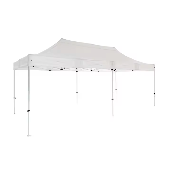 Carpa DESTELLO S.L. 3x6 Hierro Blanca con Paredes - Fácil de Montar | Amplio Espacio Interior - 1