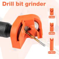 Afilador De Brocas Eléctrico 2-16mm Con Diamante Herramientas De Polvo Doble Lado Para Hogar Mini Grinder ABS Orange - details 0