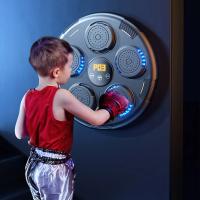 Entrenador de boxeo con música inteligente, máquina de boxeo con respuesta electrónica LED, bolsa de arena para colgar en la pared, Compatible con Bluetooth para niños y adultos - details 3