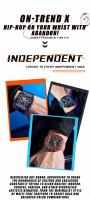 Reloj De Pulsera Digital Analógico SMAEL Para Hombre Con Pantalla Dual Cronógrafo Resistente Al Agua Y Luz LED Correa De Silicona Estilo Casual - details 2