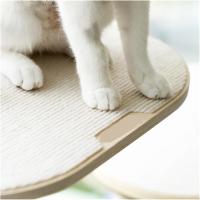 1 Plataforma de Madera, Rascador y Zona de Descanso Para Gatos, Ideal para Dormir al Sol, Trepar y Disfrutar de Vistas 360° (29 × 26,3 × 21,9 cm) Hamaca de Ventana para Gatos con Ventosas Transparentes Extra Fuertes – Torre Elevada - details 2