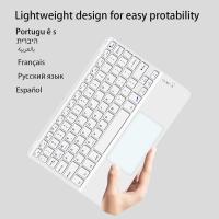 Teclado Y Ratón Inalámbrico Con Touchpad Ultrafino Portátil Para Tablet Mini Compatible Con iOS Android Windows Para iPad Y Teléfono Móvil - details 3