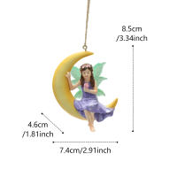 Colgante De Resina Hecho a Mano 1pcs Amor Puro Fae De La Luna Decoración De Jardín Para Día De San Valentín Y Regalo Familiar - details 12