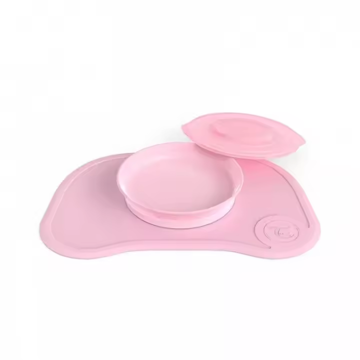 Mantel Antideslizante + Plato con Tapa +6m Twistshake - 1