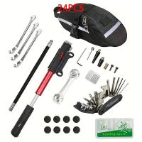 Kit De Herramientas Para Bicicleta Con Bomba De Pneumáticos Y Reparación De Neumáticos Sin Pegamento Set Multifuncional Para Reparación De Bicicletas - details 11