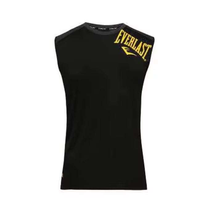 Camiseta Sin Mangas Orion Black-Yellow Everlast - 1