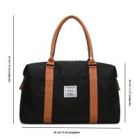 Bolsas de viaje de gran capacidad Unisex, bolsos impermeables portátiles para almacenamiento de equipo en Viajes de Negocios, 1 Unidad SO - details 1