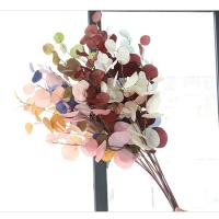 Plantas Artificiales De Hoja De Eucalipto Rosa Para Decoración De Hogar Y Boda Arreglo Floral Falso Accesorios De Flores Para Navidad - details 4