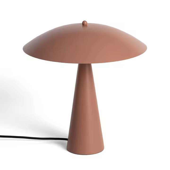 Ledkia Lámpara de Mesa Metal Irmah Marrón - 1