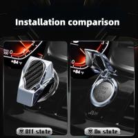Pegatinas Creativas Para Botón De Inicio Y Enganche Del Motor Decoración Metálica Para Coche Adorno Para Panel Del Volante - details 1
