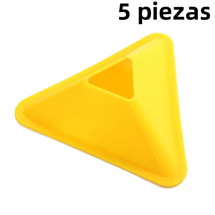 5PCS Conos De Entrenamiento De Fútbol Triángulos Para Práctica En Campo Deportivo Agilidad Equipamiento Portátil Para Niños Y Adultos - 1