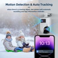 Cámara PTZ 4K IP Exterior Impermeable Con Lente Dual 5G WiFi Seguridad Vigilancia De Video Monitorización De Bebé Auto Tracking - details 7