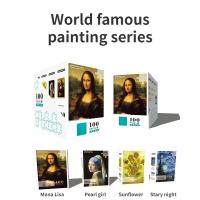 MaxRenard Rompecabezas De 100 Piezas Da Vinci Mona Lisa 25*35.5cm Juguete De Arte Pintura Papel Regalo Para Jóvenes Unisex - details 6