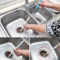Limpieza De Desbordamiento De Lavabo Flexible 71cm Limpia Bloqueos De Tubería Herramientas Para Cocina Y Baño Cepillo De Limpieza Eco-amigable - details 1