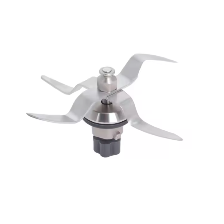 Cuchilla de Repuesto de marca Poweka Compatible con Silvercrest Monsieur Cuisine Connect y Monsieur Cuisine Smart Robot de Cocina en Acero Inoxidable con Junta - 1