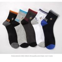 Calcetines De Algodón Aireado Y Secado Rápido Para Hombre Medio Caftán Deportivo Todas Las Estaciones Holstería De Patrón Geométrico - details 10