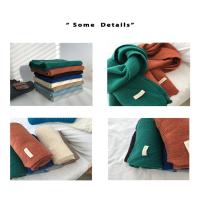 Bufanda De Lana Ganchillo Moda Para Hombres Y Mujeres Impermeable Térmica Gruesa Para Otoño E Invierno Adecuada Para Motocicleta Y Esquí - details 8