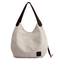 Bolso De Hombro Para Mujer Yogodlns Vintage De Lona Gran Capacidad Bolso Casual Con Manija Nueva Moda Bolso De Compras Para Dama - details 15